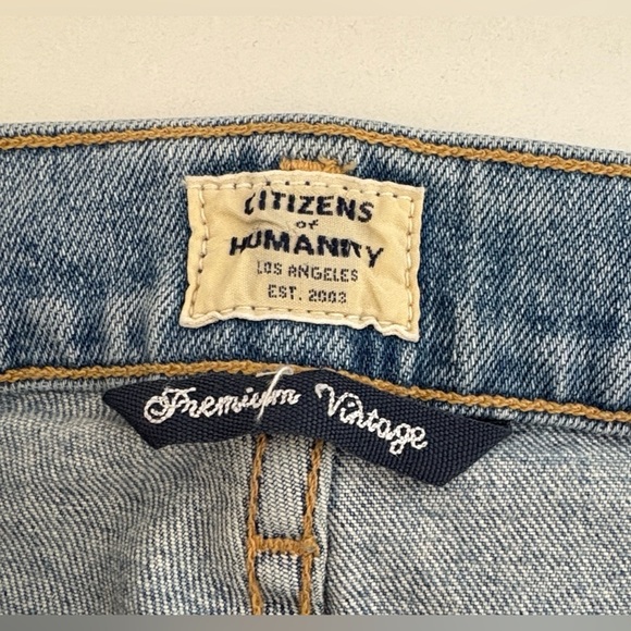 Citizens if Humanity Demy cropped flare jeans , sz : 28 - Picture 10 of 13